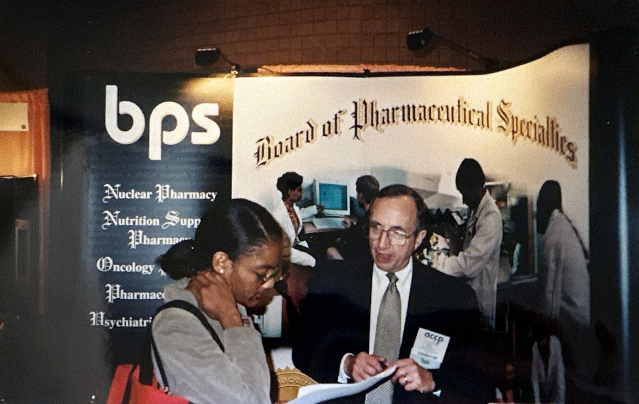 2001 APhA Annual, BPS Booth