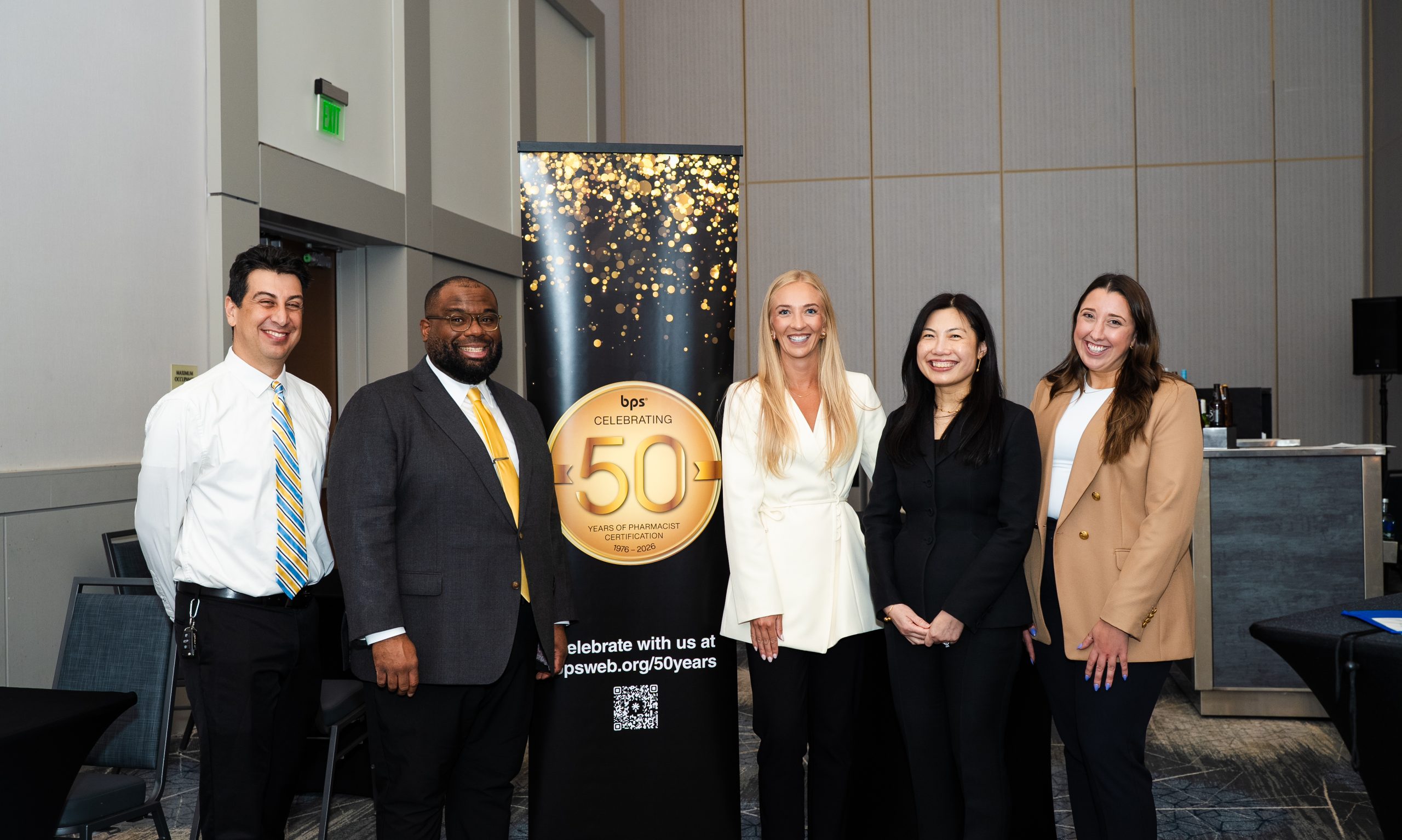 BPS Staff and Board of Director Chair at APhA Annual 2026 in Los Angeles.